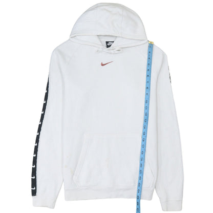 Mens UK Size S Nike White Pullover Hoodie
