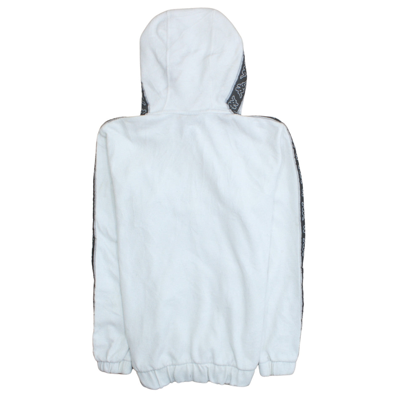 Mens UK Size L Kappa White Pullover Hoodie