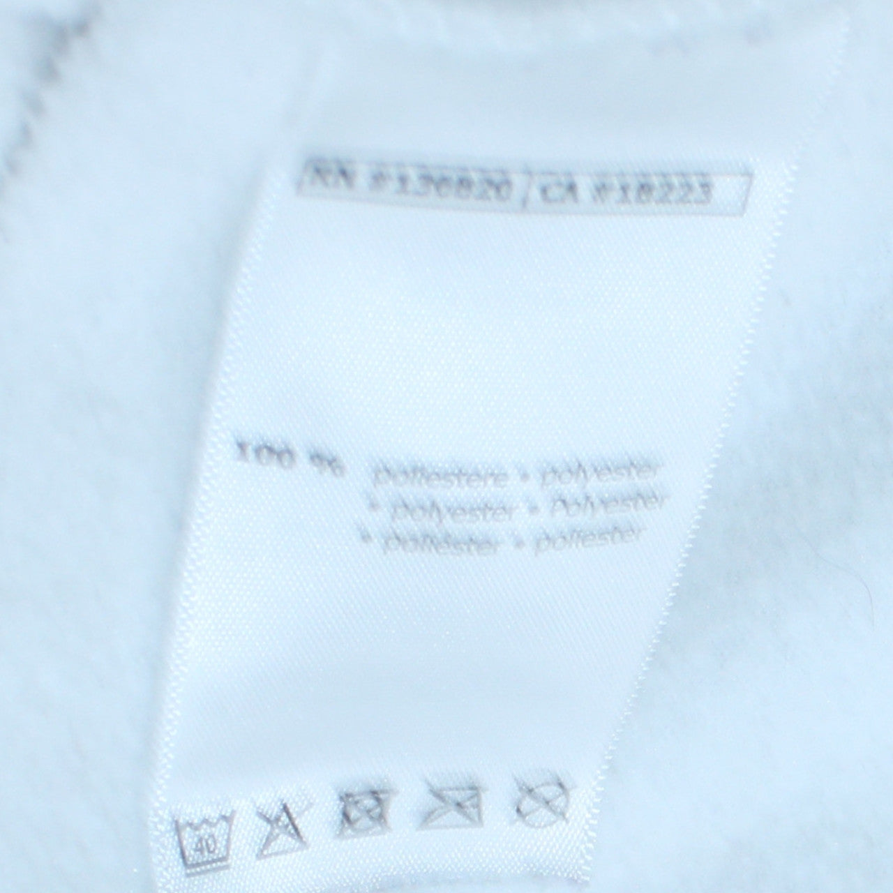 Mens UK Size L Kappa White Pullover Hoodie