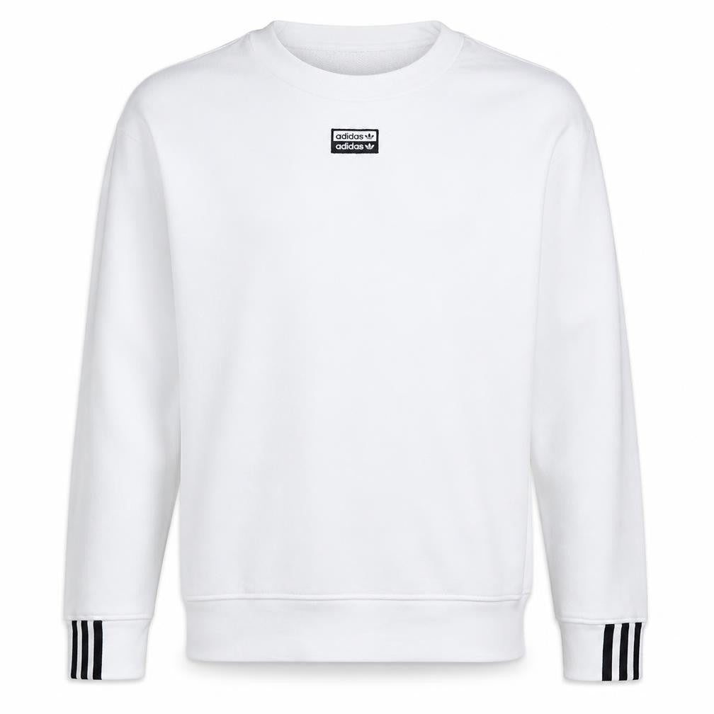 Mens UK Size M adidas White Pullover Sweatshirt