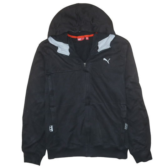 Mens UK Size XL PUMA Black Full Zip Hoodie