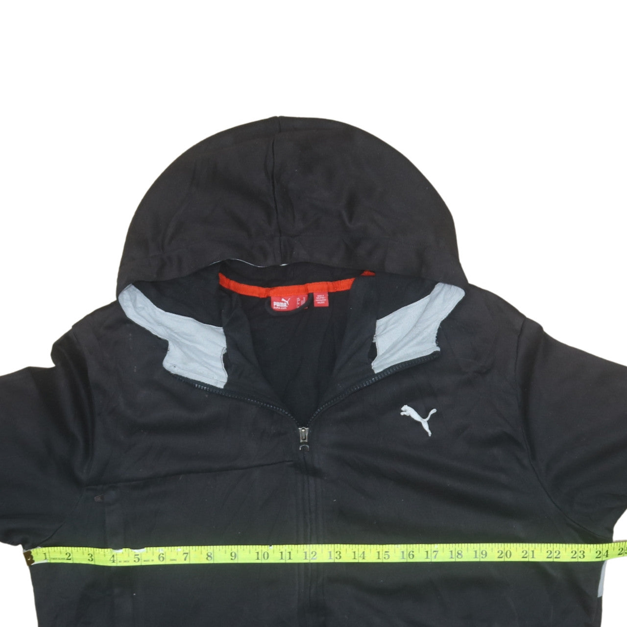 Mens UK Size XL PUMA Black Full Zip Hoodie