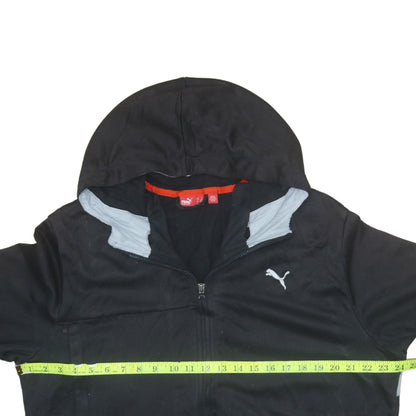 Mens UK Size XL PUMA Black Full Zip Hoodie