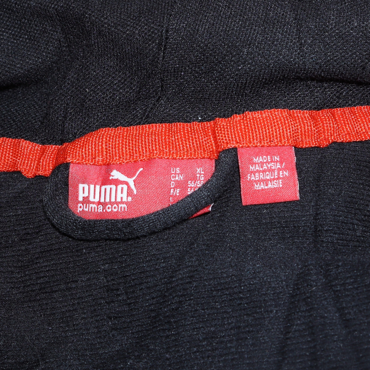 Mens UK Size XL PUMA Black Full Zip Hoodie