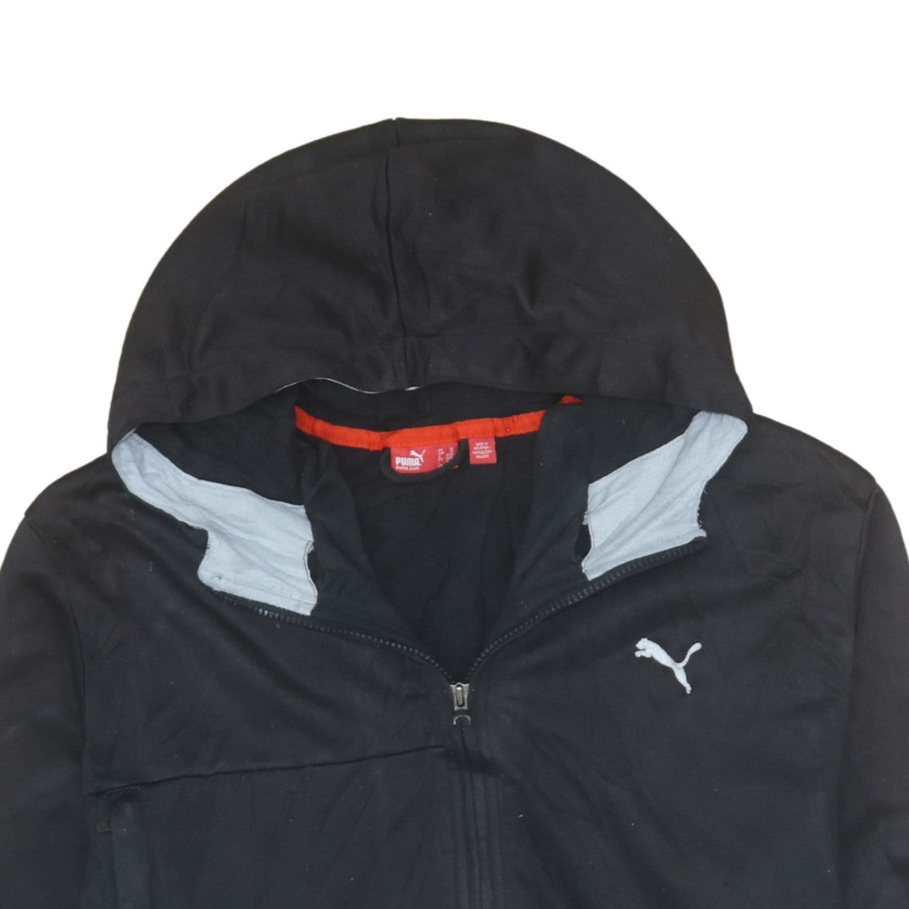 Mens UK Size XL PUMA Black Full Zip Hoodie
