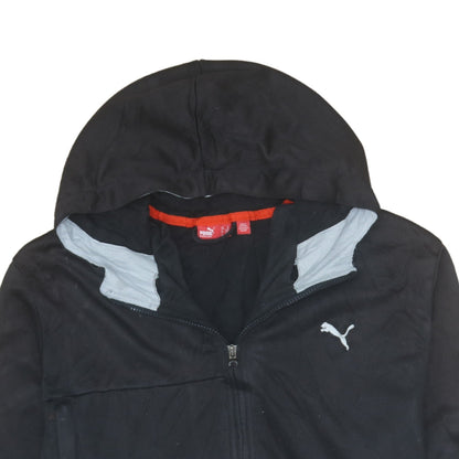 Mens UK Size XL PUMA Black Full Zip Hoodie