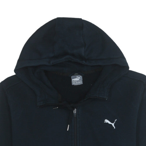 Mens UK Size M PUMA Black Full Zip Hoodie