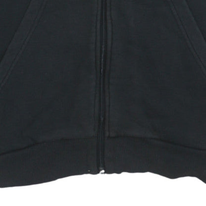 Adidas Boys Black Full Zip Fleece Hoodie 13-14 Years Sportswear