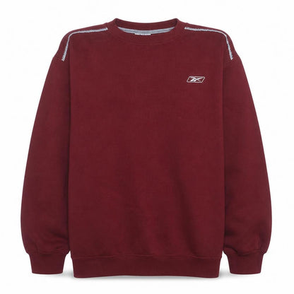 Mens UK Size L Reebok Red Pullover Sweatshirt