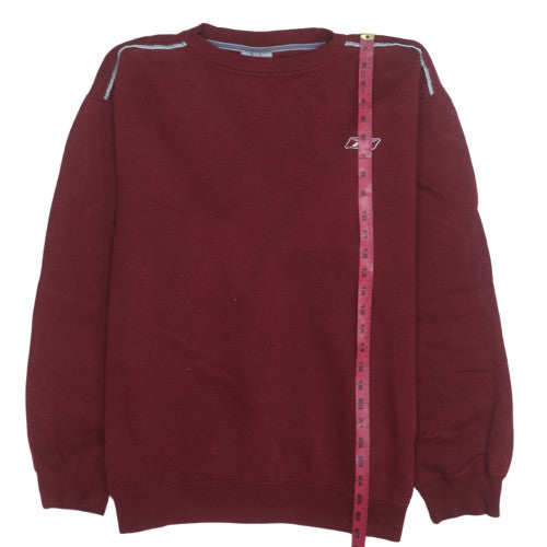 Mens UK Size L Reebok Red Pullover Sweatshirt