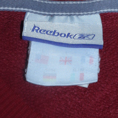 Mens UK Size L Reebok Red Pullover Sweatshirt
