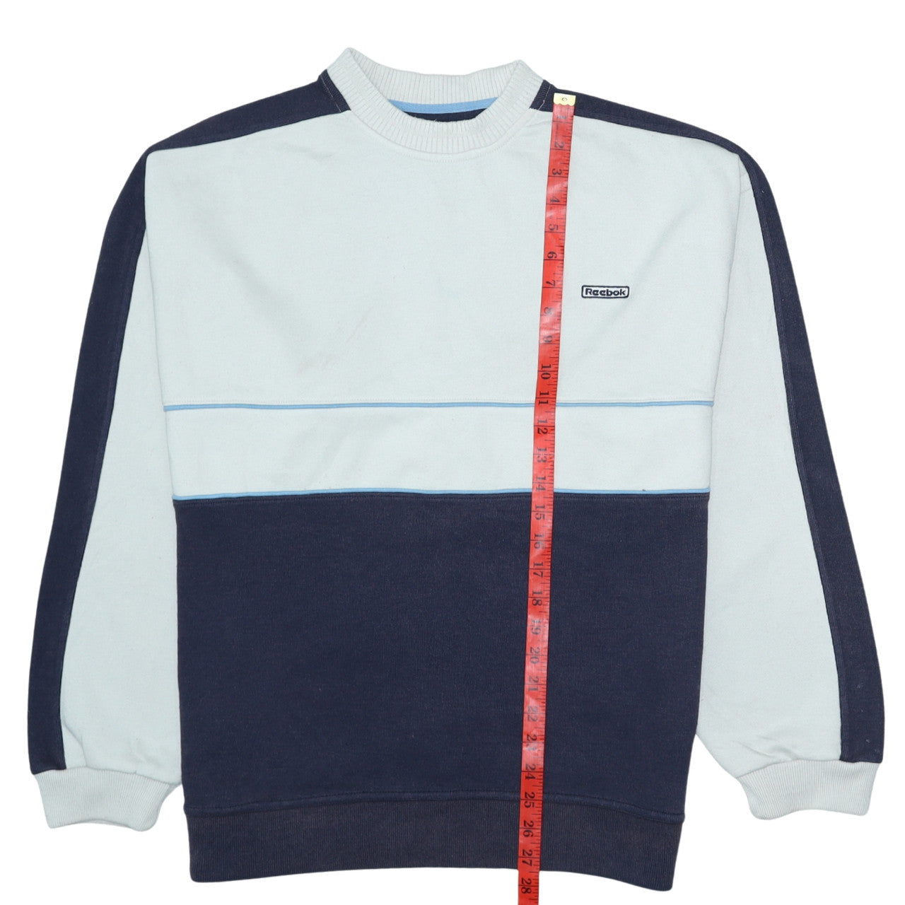 Mens UK Size XL Reebok Blue Pullover Sweatshirt