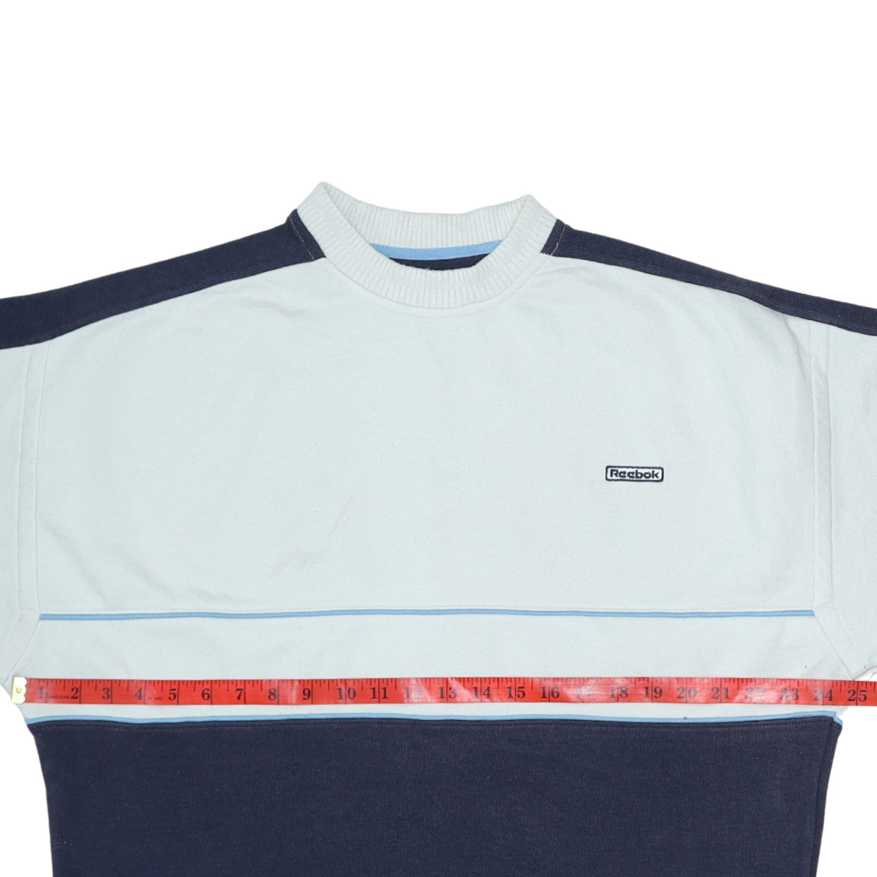 Mens UK Size XL Reebok Blue Pullover Sweatshirt
