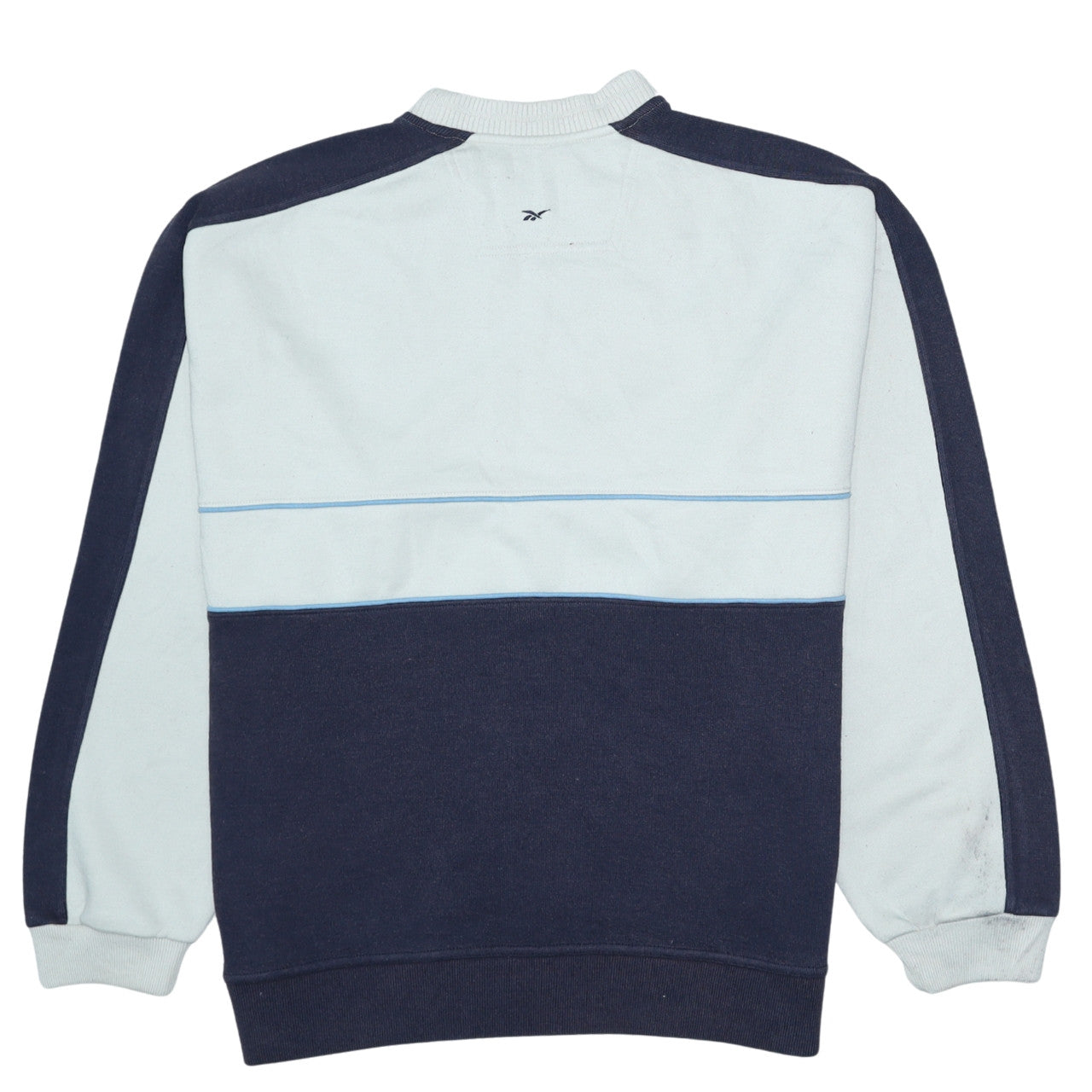 Mens UK Size XL Reebok Blue Pullover Sweatshirt