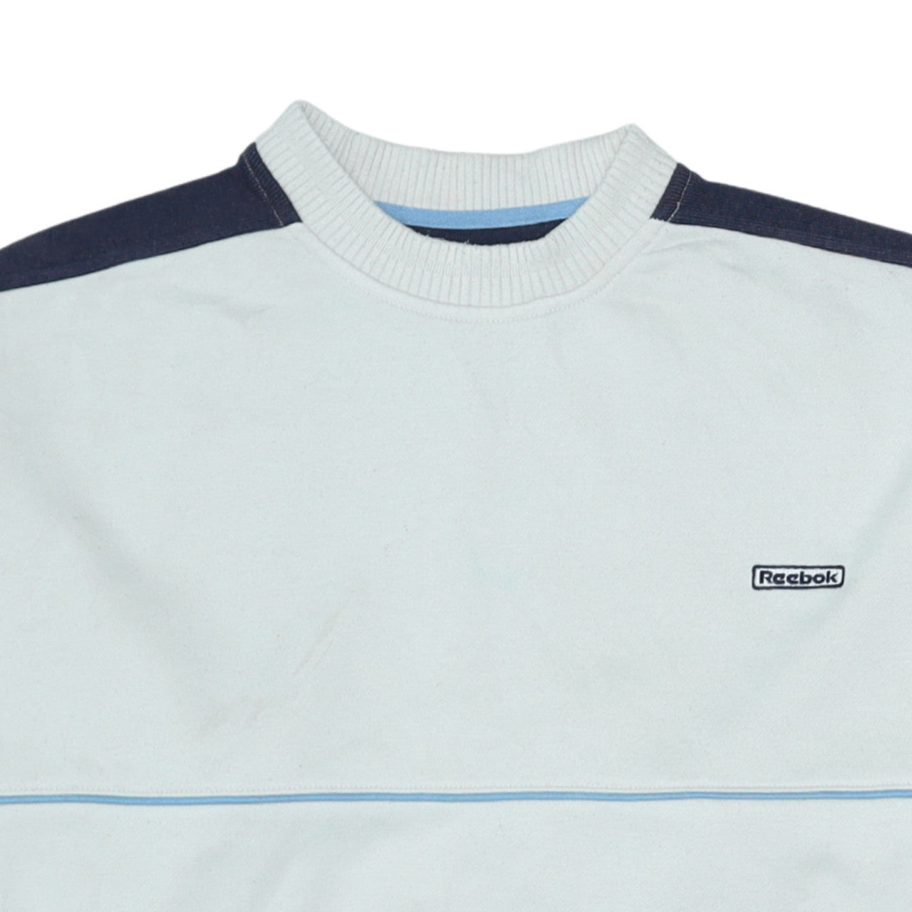 Mens UK Size XL Reebok Blue Pullover Sweatshirt