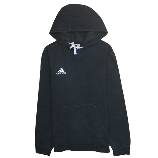 Mens UK Size M adidas Black Pullover Hoodie
