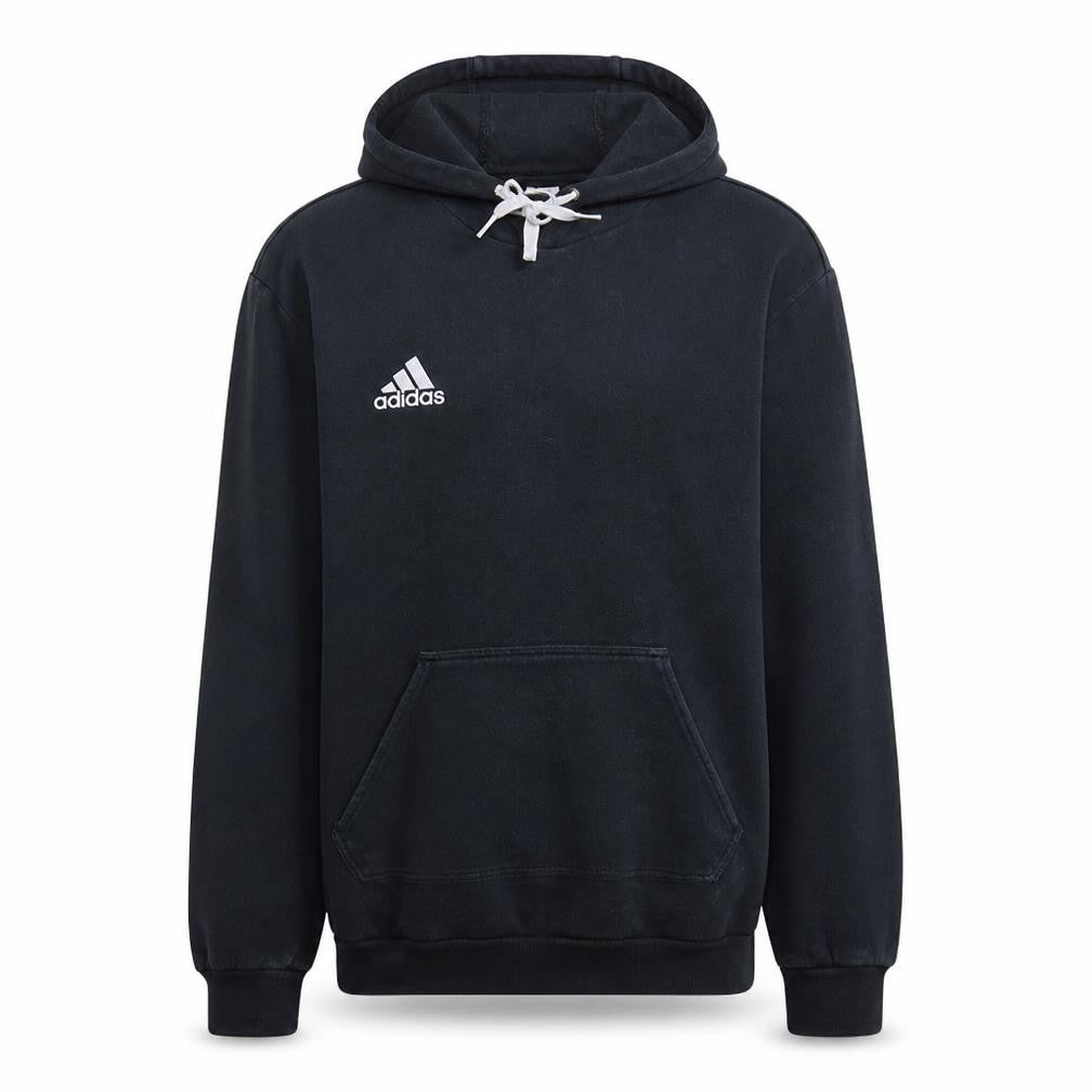 Mens UK Size M adidas Black Pullover Hoodie