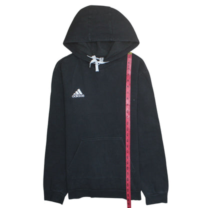 Mens UK Size M adidas Black Pullover Hoodie