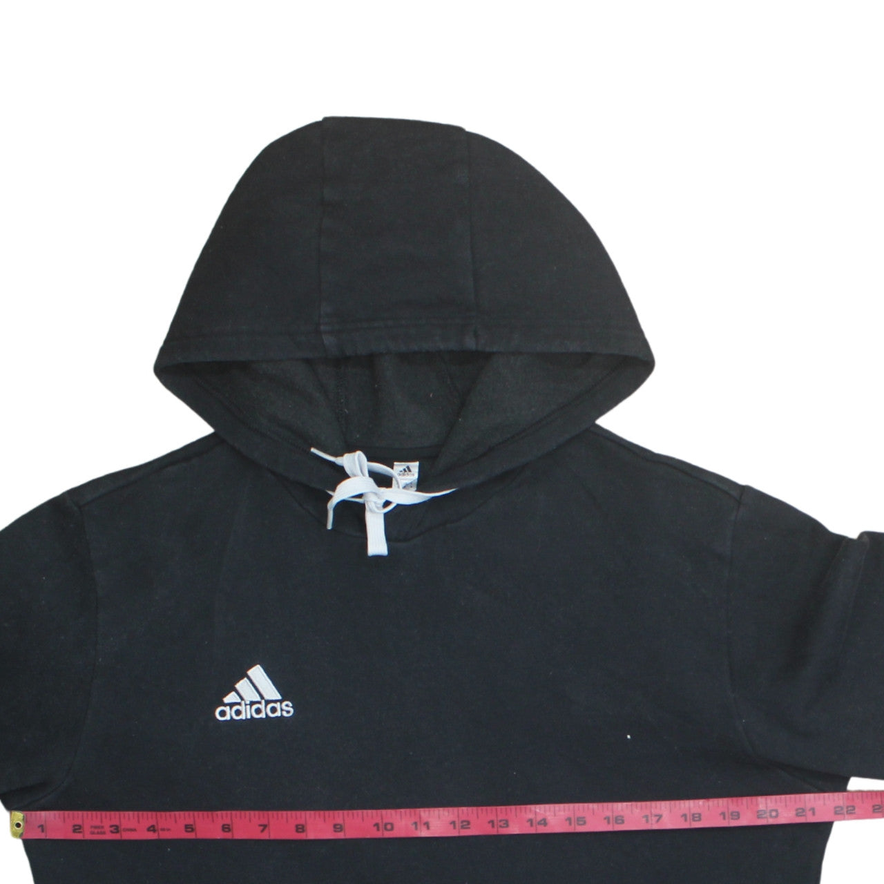 Mens UK Size M adidas Black Pullover Hoodie