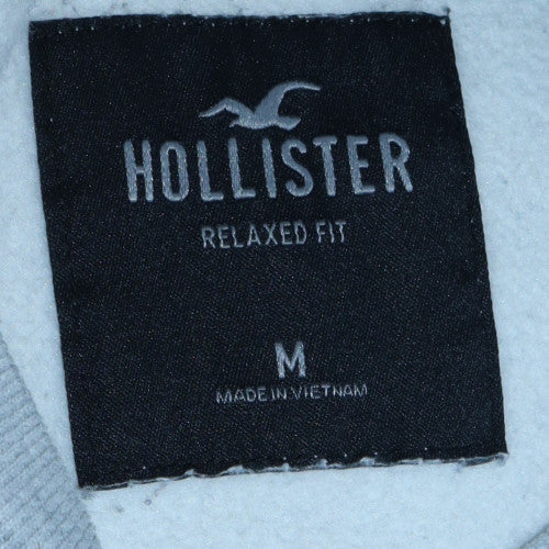 Mens UK Size M Hollister Grey Pullover Sweatshirt