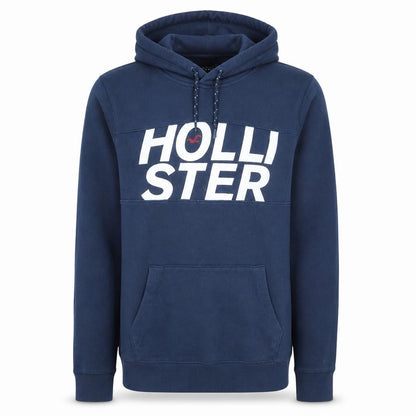 Mens UK Size M Hollister Blue Pullover Hoodie