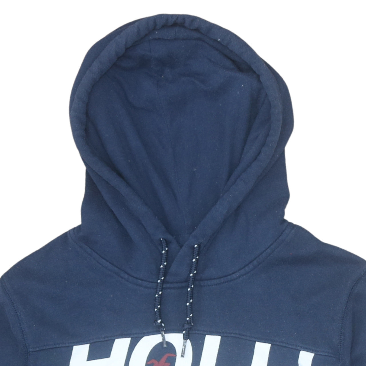 Mens UK Size M Hollister Blue Pullover Hoodie