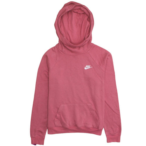 Womens UK Size M Nike Pink Pullover Hoodie