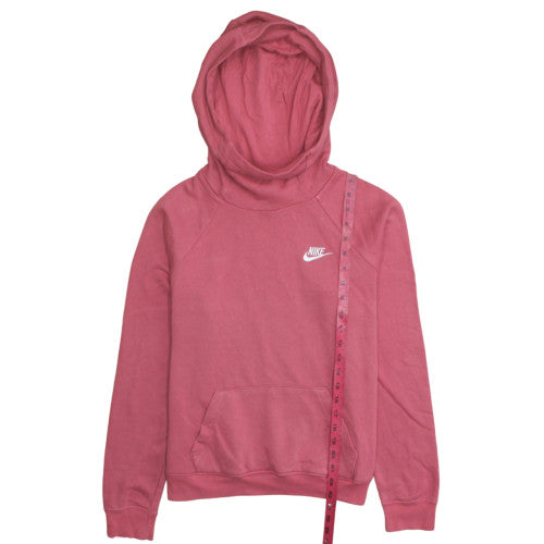 Womens UK Size M Nike Pink Pullover Hoodie