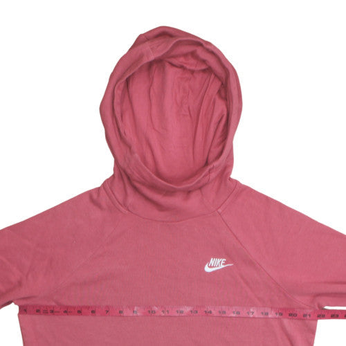 Womens UK Size M Nike Pink Pullover Hoodie