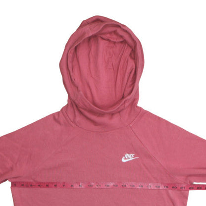 Womens UK Size M Nike Pink Pullover Hoodie