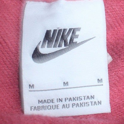 Womens UK Size M Nike Pink Pullover Hoodie