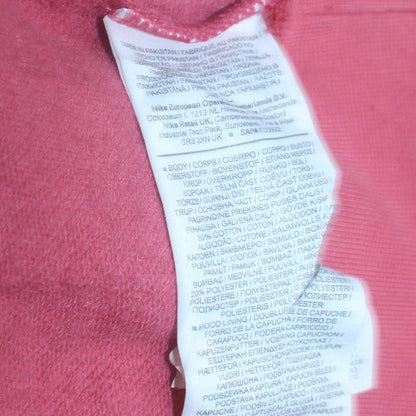 Womens UK Size M Nike Pink Pullover Hoodie