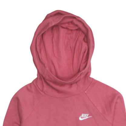 Womens UK Size M Nike Pink Pullover Hoodie