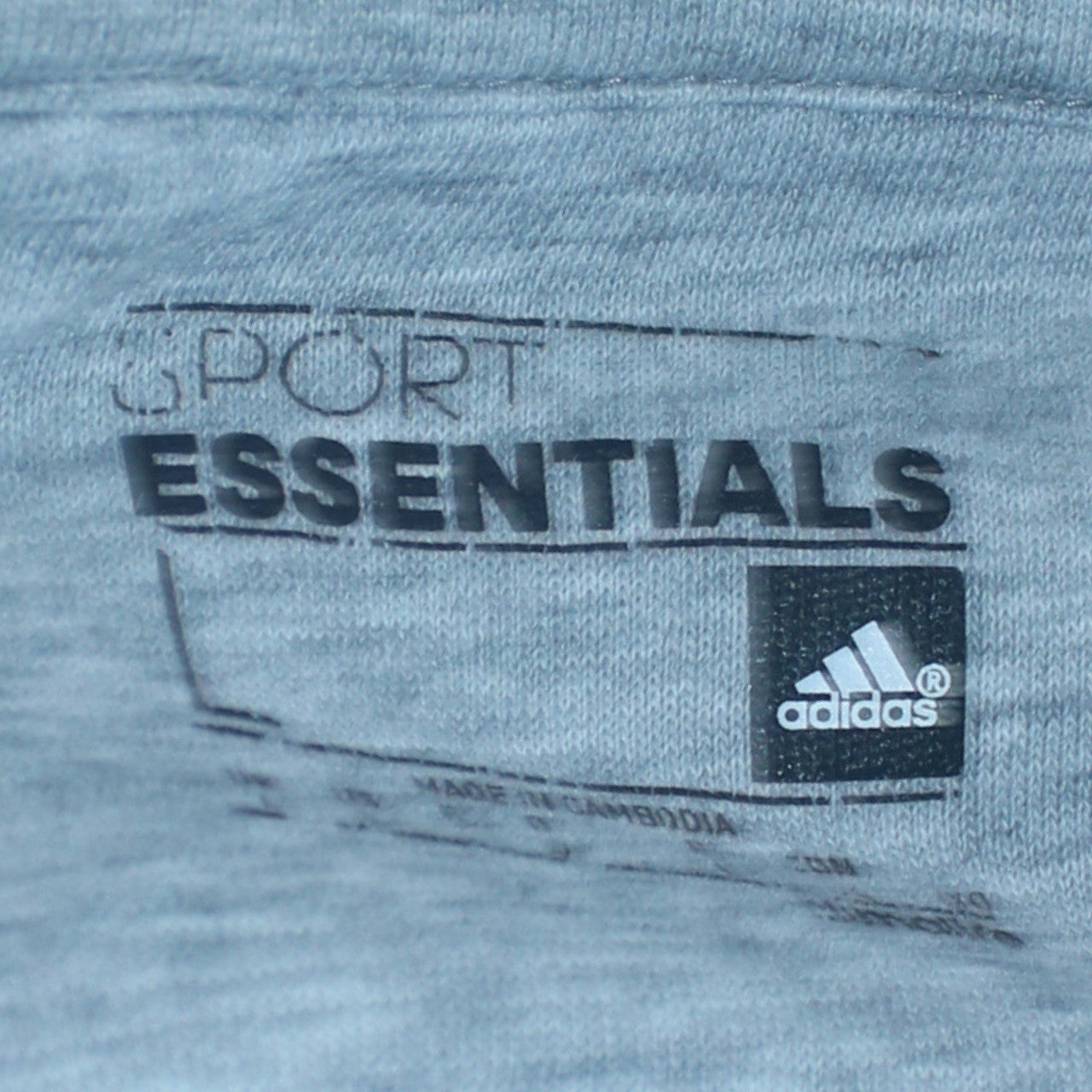 Mens UK Size M adidas Grey Pullover Hoodie