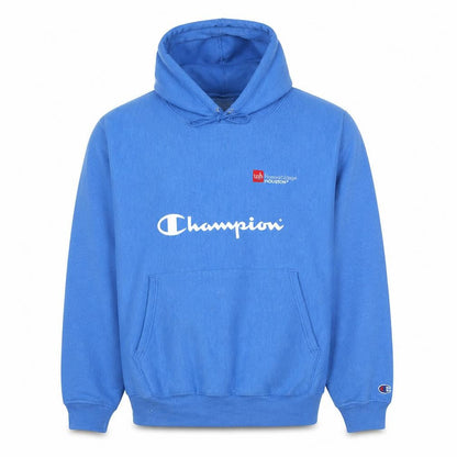 Mens UK Size M Champion Blue Pullover Hoodie