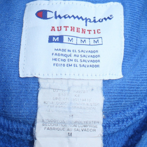 Mens UK Size M Champion Blue Pullover Hoodie