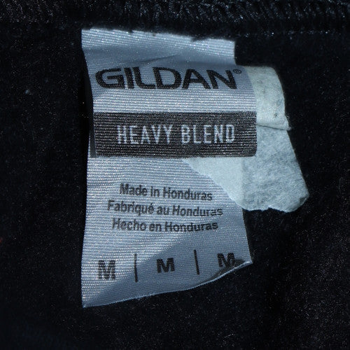 Womens UK Size M Gildan Black Pullover Sweatshirt