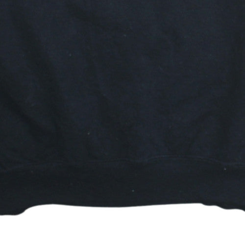 Womens UK Size M Gildan Black Pullover Sweatshirt