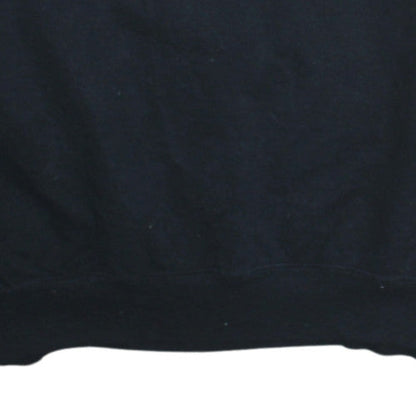 Womens UK Size M Gildan Black Pullover Sweatshirt