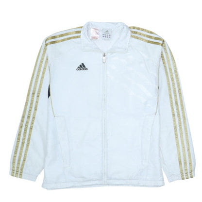 Teens UK Size 12A adidas White Full Zip Sweatshirt
