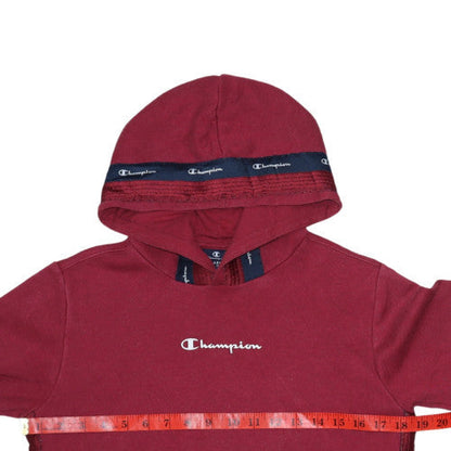 Teens UK Size XL Champion Red Pullover Hoodie