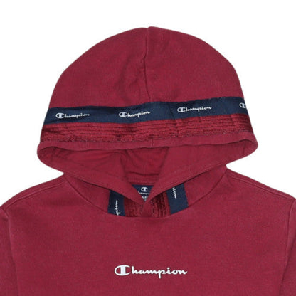 Teens UK Size XL Champion Red Pullover Hoodie