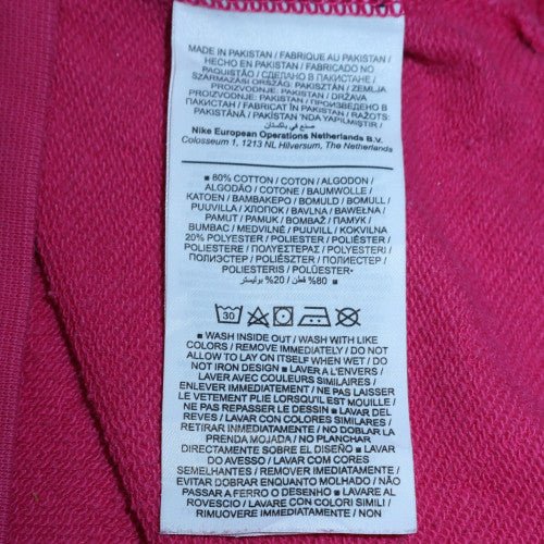 Womens UK Size M Nike Pink Pullover Sweatshirt