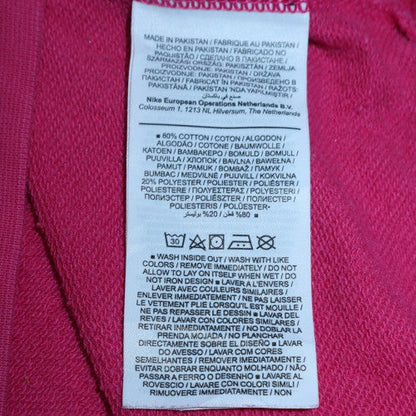 Womens UK Size M Nike Pink Pullover Sweatshirt