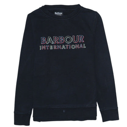 Womens UK Size 10 Barbour International Black Pullover Sweatshirt