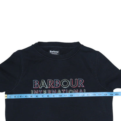 Womens UK Size 10 Barbour International Black Pullover Sweatshirt