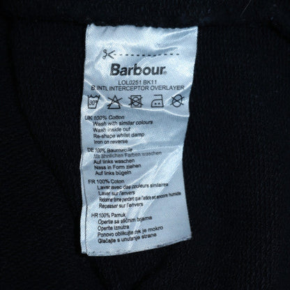 Womens UK Size 10 Barbour International Black Pullover Sweatshirt