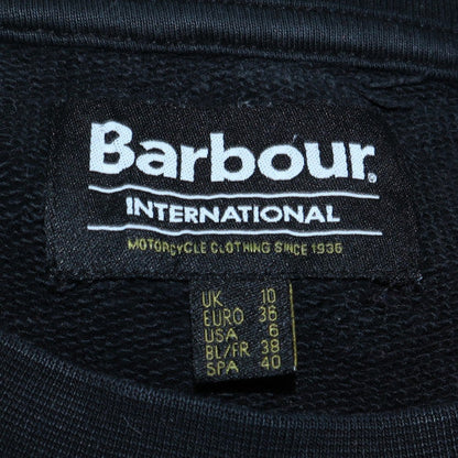 Womens UK Size 10 Barbour International Black Pullover Sweatshirt