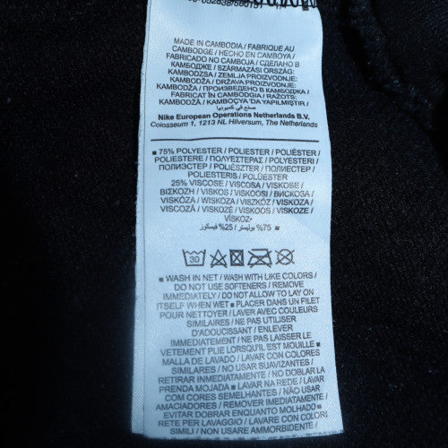 Mens UK Size M Nike Black Pullover Hoodie