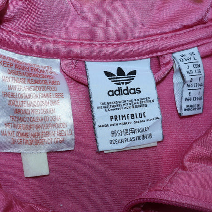 Womens UK Size L adidas Pink Full Zip Sweatshirt